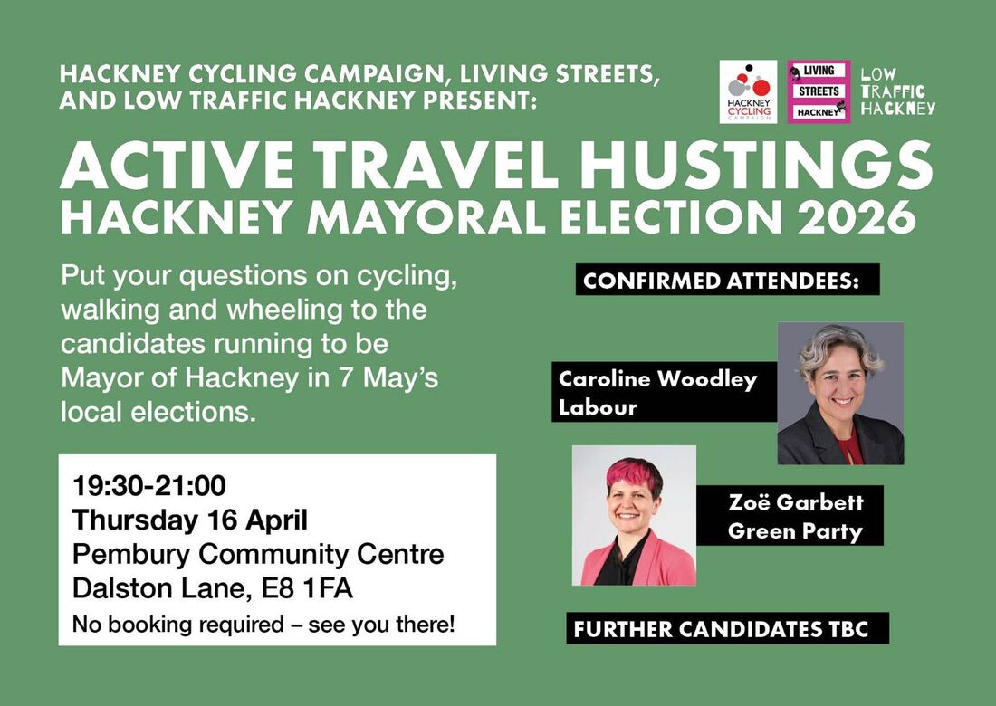 Hackney Mayoral Election Active Travel Hustings